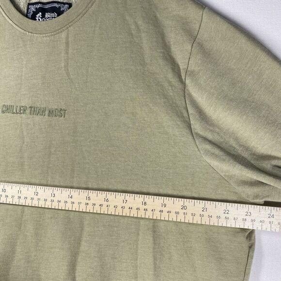 Blind Rooster Unisex sweatshirt NWT XL embroidered Chiller Than Most XL Cozy - Picture 3 of 9